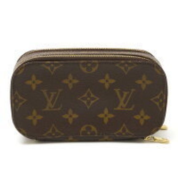 Louis Vuitton Truth Blush PM Makeup Pouch Monogram Leather brown - Picture 1 of 7